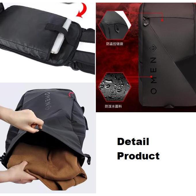 Backpack Tas Ransel Tas punggung Laptop Gaming Hp Omen Transceptor Z9L92PA#AB2 15,6 Inch Original