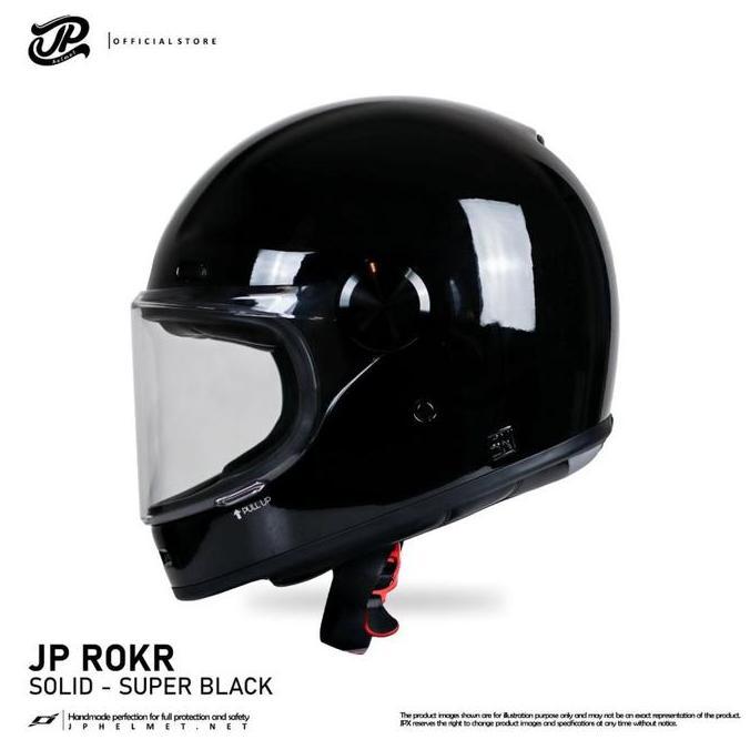 Helm Fullface Retro JP - Rokr - Solid
