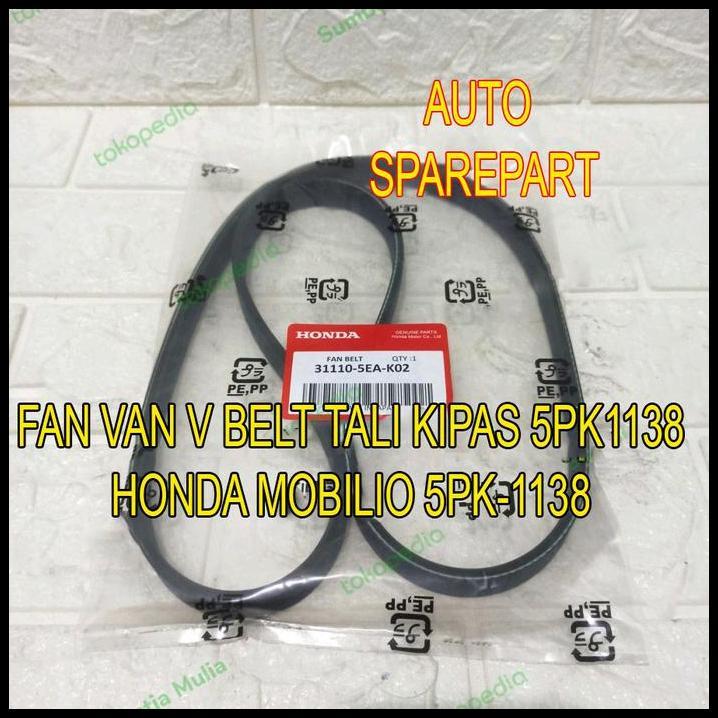 TERBARU FAN VAN V BELT TALI KIPAS 5PK1138 HONDA MOBILIO 5PK-1138 