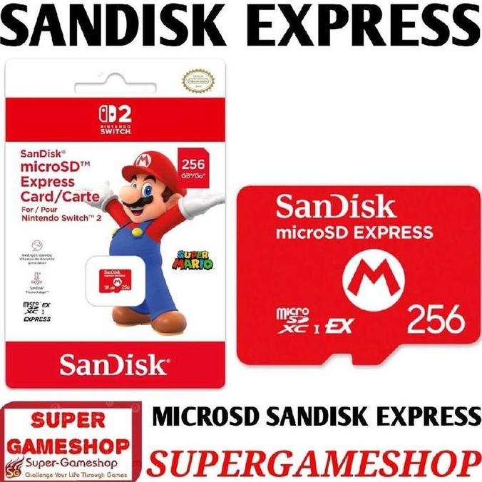 NEW Nintendo Switch 2 MicroSD 256GB Express - Micro SD 256GB Express Sandisk SD Card Express Origina