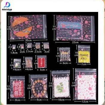 Plastik Kemasan Klip Kecil Besar Motif Ziplock Berkualitas Tebal