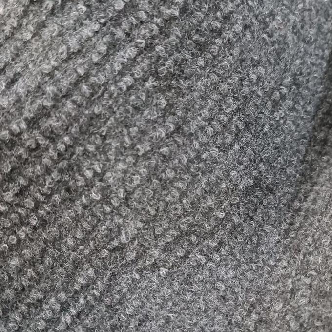 Karpet dasar Mobil Bludru Motif Garis warna hitam