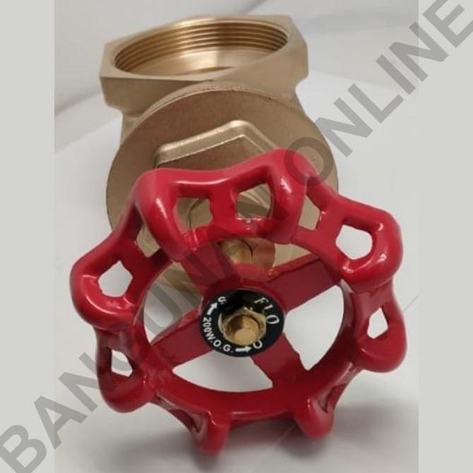 Allthebest Stop Kran 1/2 inch Kuningan FLO Gate Valve 1/2 dim