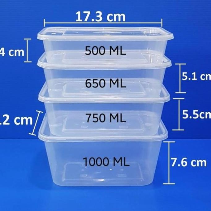 Thinwall Kotak Makan Kemasan Plastik Food Grade