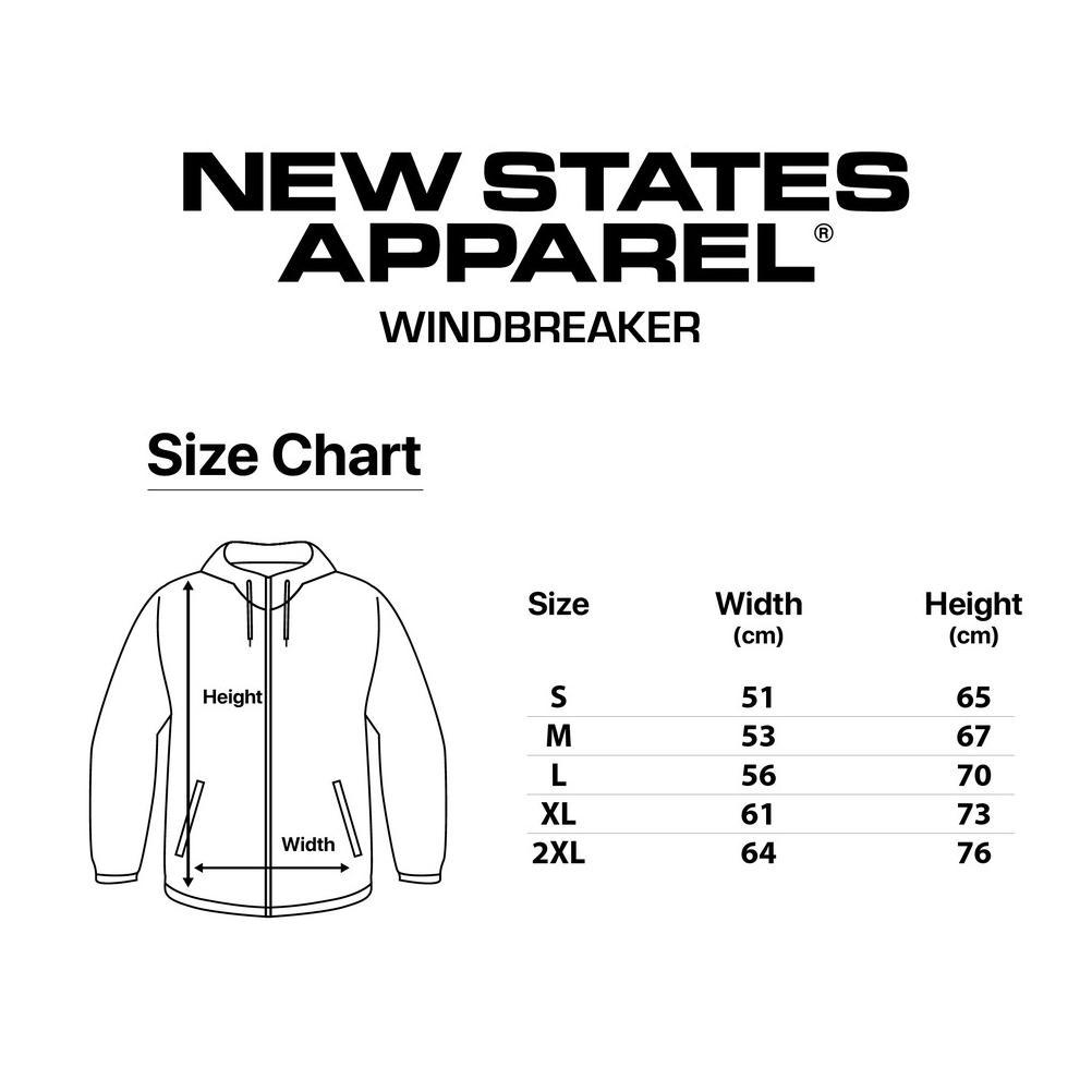 Terbaru [9810 Windbreaker] New States Apparel Windbreaker Jaket Parasut