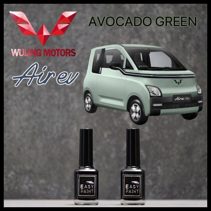 TERMURAH CAT OLES MOBIL AVOCADO GREEN WULING AIR EV AIREV HIJAU MUDA METALIK 15ML 