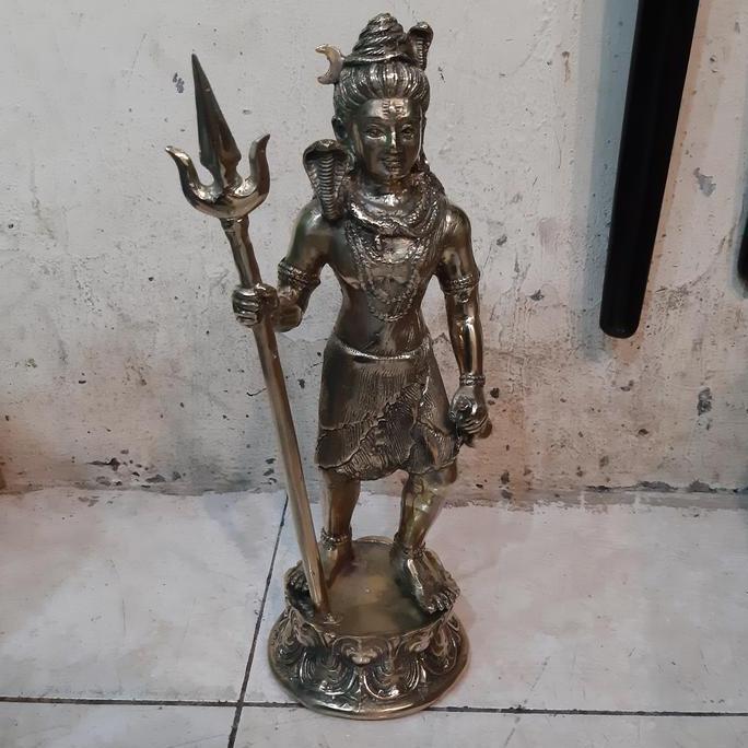 Barang Antik Dewa Siwa Bahan Kuningan