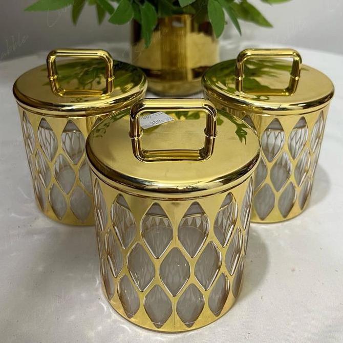 Toples Gold/Toples Akrilik/Toples Kedap Udara/Toples Clara Akrilik/Toples Arabian Jar/Toples Kedap U