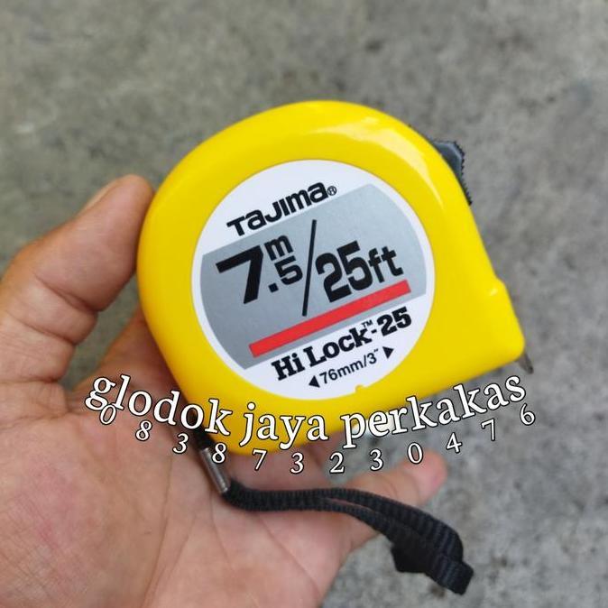 tajima meteran tukang 7 meter 25 ft meteran roll orinal japan