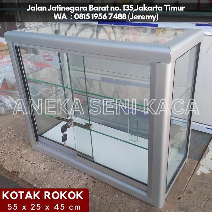Etalase Kecil Mini + kunci pajangan dagang warteg indomi BS
