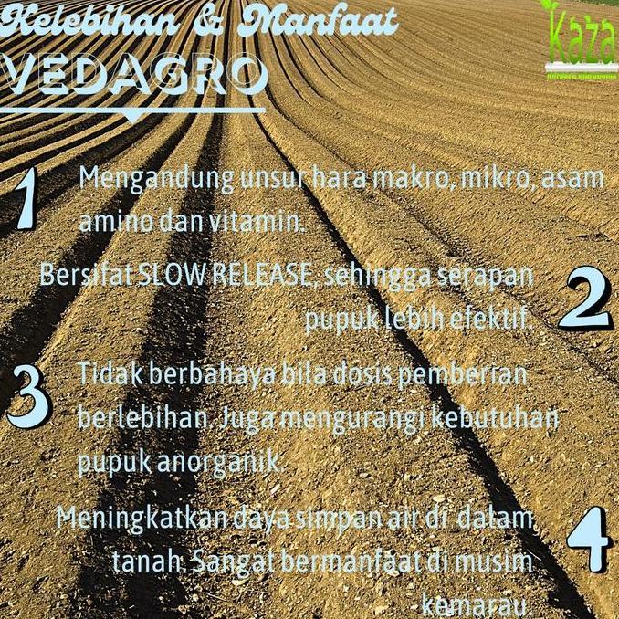 Pupuk Organik Vedagro Karung 25 kg Hayati Pembenah Tanah TEG