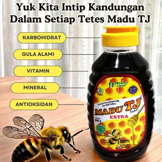 Fiksdone- Madu Tj Super 500Gr - Madu Tj Extra - Madu Murni - Madu Asli - Madu Super - Bebiber