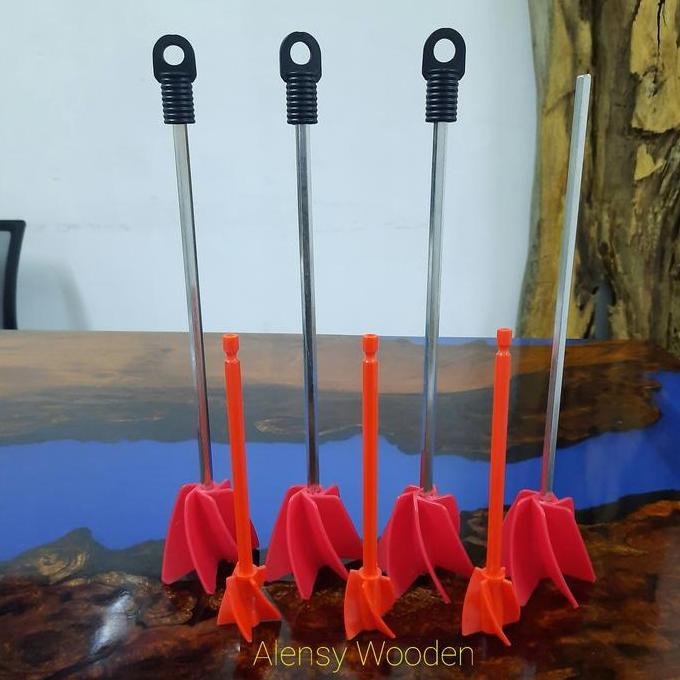 Backwill- Mata Mixer Ukuran Besar Untuk Pengaduk Cat , Resin, Epoxy , Tinta Dll