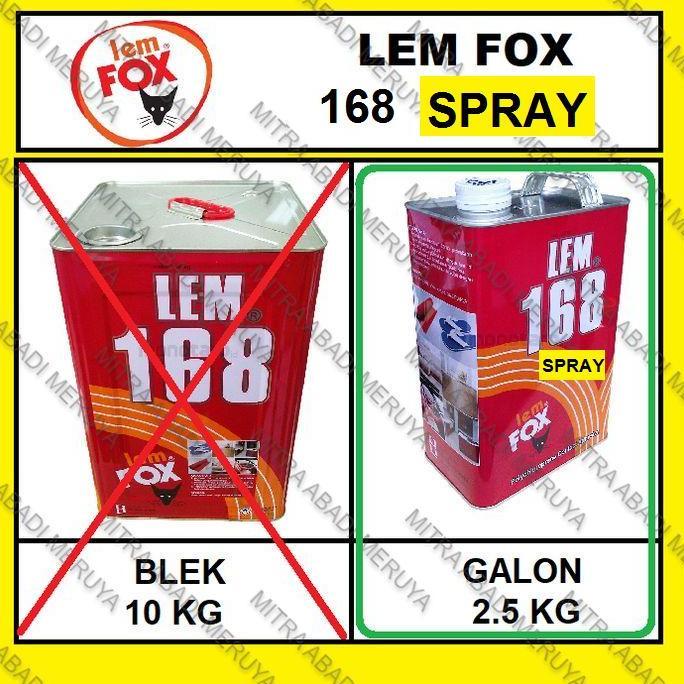 Backwill- Lem Spray Lem Fox Spray Lem Kuning Semprot Galon