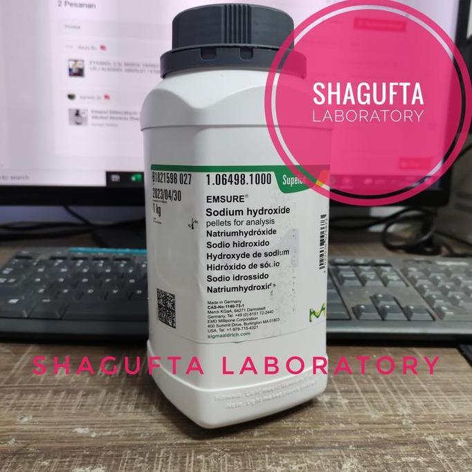 Medclean- Sodium Hydroxide / Natrium Hidroksida / Naoh Pro Analis Merck 106498