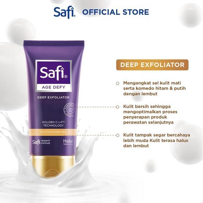 Iyaakirim- Safi - Age Defy - Package Cleanser 100Gr & Exfoliator 75Ml- Anti Aging Membersihkan Wajah