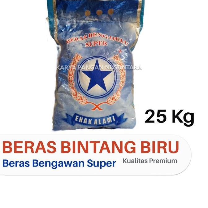 BERAS BENGAWAN SUPER 25 KG BERAS BINTANG BIRU 25KG ORIGINAL