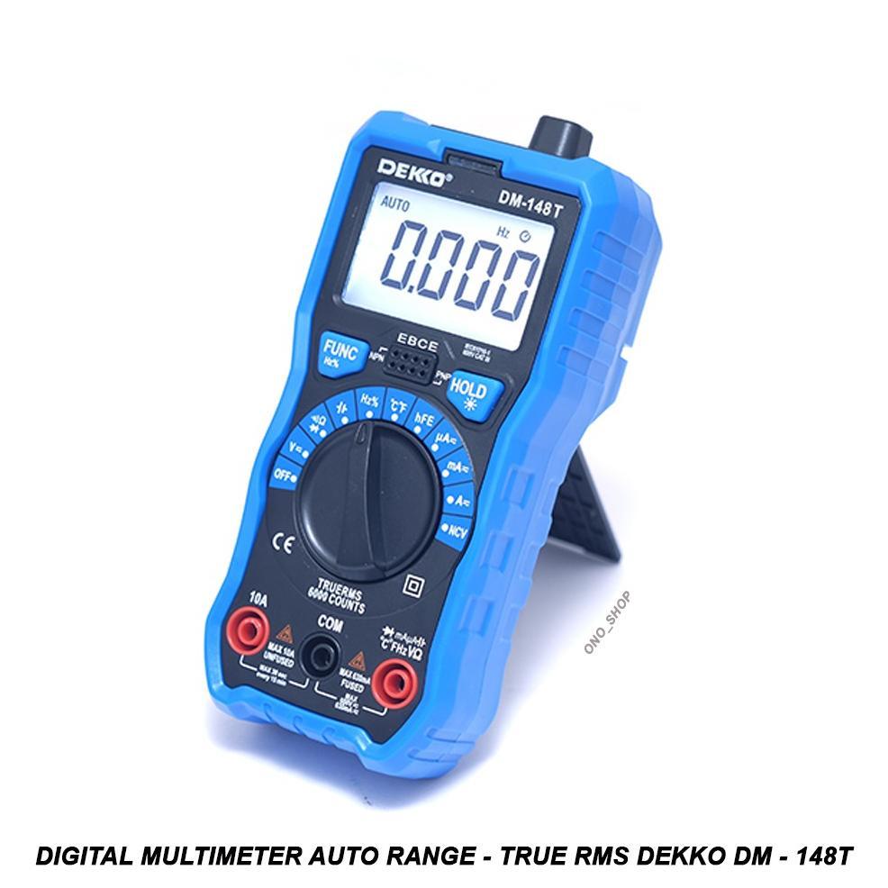 Digital Multimeter Auto Range - True Rms - Dekko Dm-148T