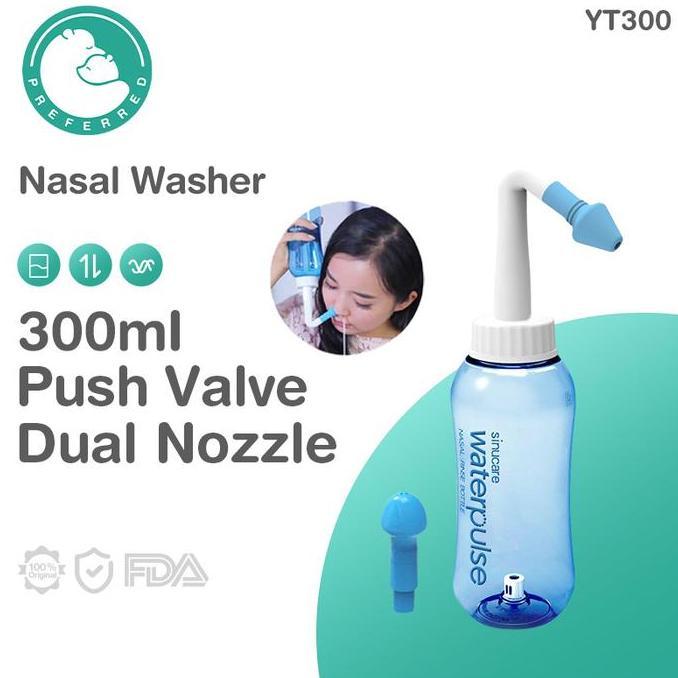 Freedy- Preferred Botol Plastik Pembersih Hidung Portabel Dewasa / Pencuci Hidung / Semprot Pencuci 