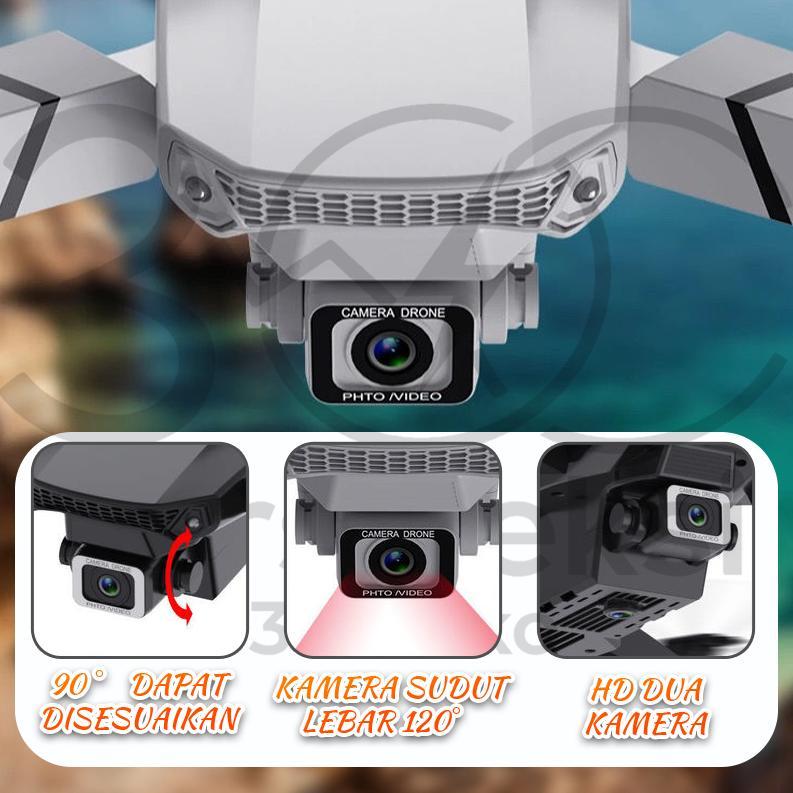 E88 Pro Drone/E99 Pro Drone Anti Tabrak Drone Mini Dengan Kamera Hd Drone Smart Drone E88 Pro 4K/E99