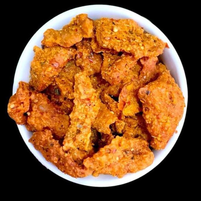 Kulit Ayam Krispy DJ Premium 400g  Snack Crispy Pedas Keripik Kering Cemilan - Camilan, Food