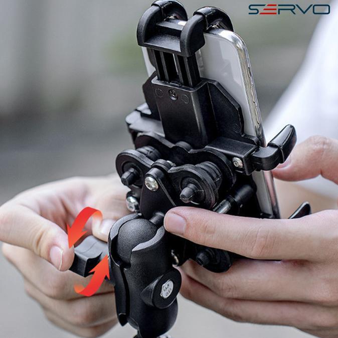 PROMO SERVO ROAD - PHONE HOLDER SERVO RH-F0108 HOLDER HP MOTOR DUDUKAN HANDPHONE UNIVERSAL HOLDER ST