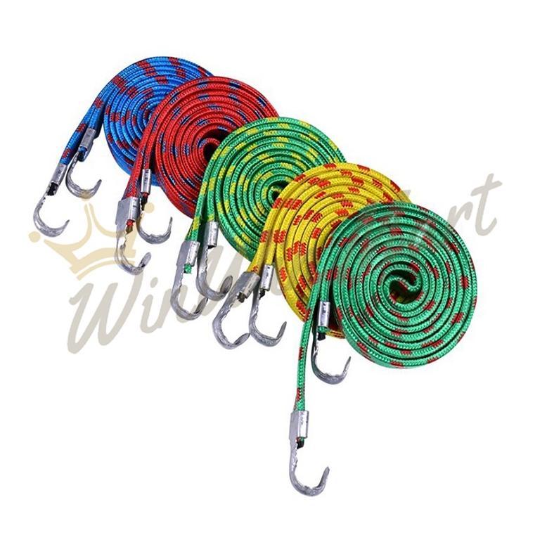 PROMO Tali Pengikat Barang Bagasi Motor 1.5 Meter/Tali Bagasi Motor Tali Karet Pen/Tali Pengikat Bag