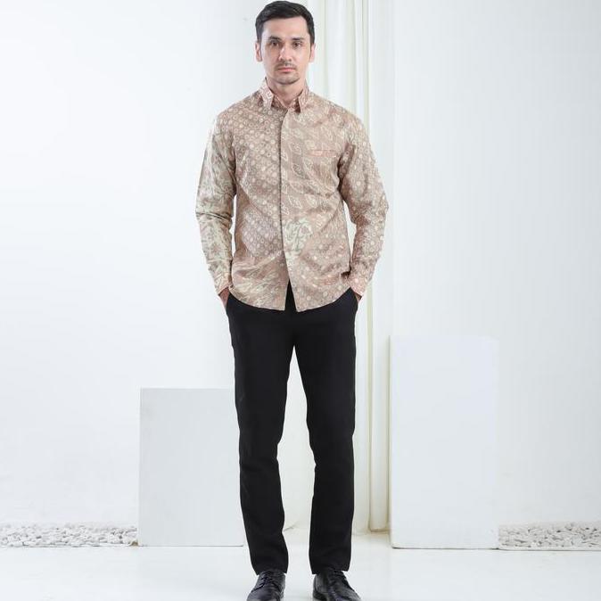 Termurah / Hot Sale Arumi - Kemeja Batik Pria Viscose Slimfit | Outfit Kondangan Couple