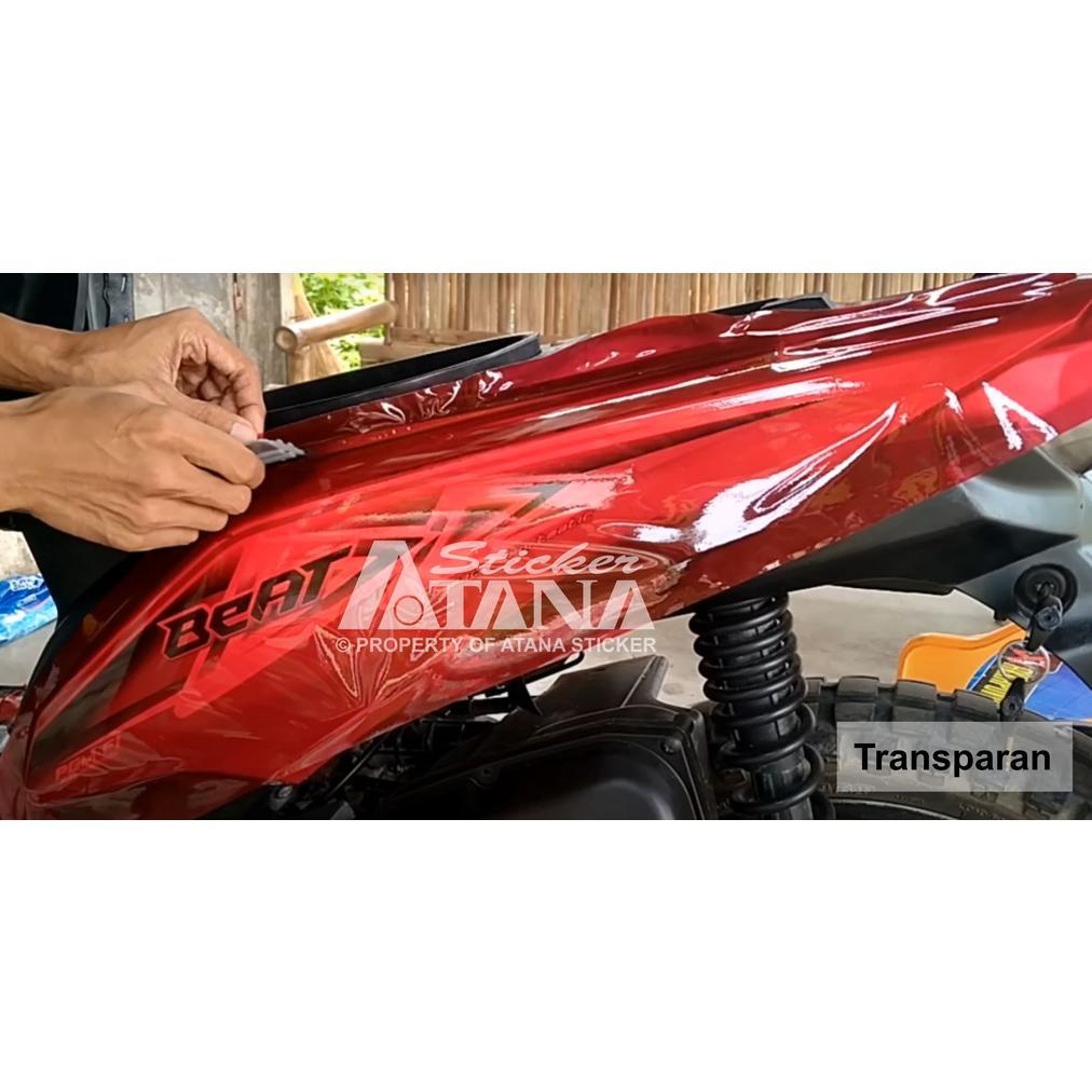 Promo Skotlet Merah Glossy Doff Transparan Stiker Red Decal Anti Gores Gilap Metalik Dop Tembus Hybr