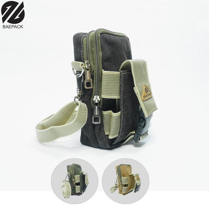 DN1 >> Baepack Tas Leher Buat Hp Kartu Pria Wanita Kecil Anka Original - Hanging Wallet Handbag Cowo