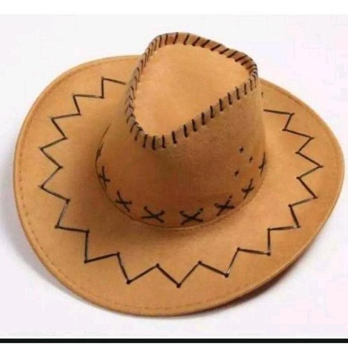 DB177 - Topi Koboy Amerika Laken Dewasa T10 / Topi Koboy Terlaris / Topi Cowboy Amerika Terbaru / To