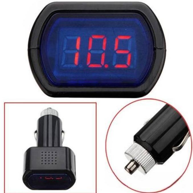 LAVANASHOPID Alat Cek Tegangan Accu Mobil (Aki Mobil)