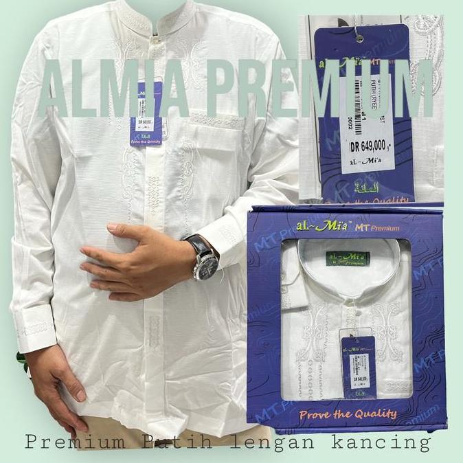 Baju koko alMia Super Premium lengan panjang (al mia Premium) PROMO