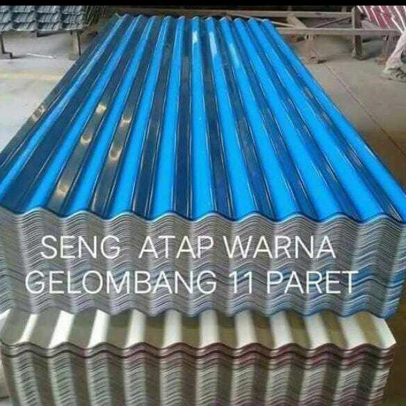 SENG GELOMBANG WARNA ANGSA GALVALUM