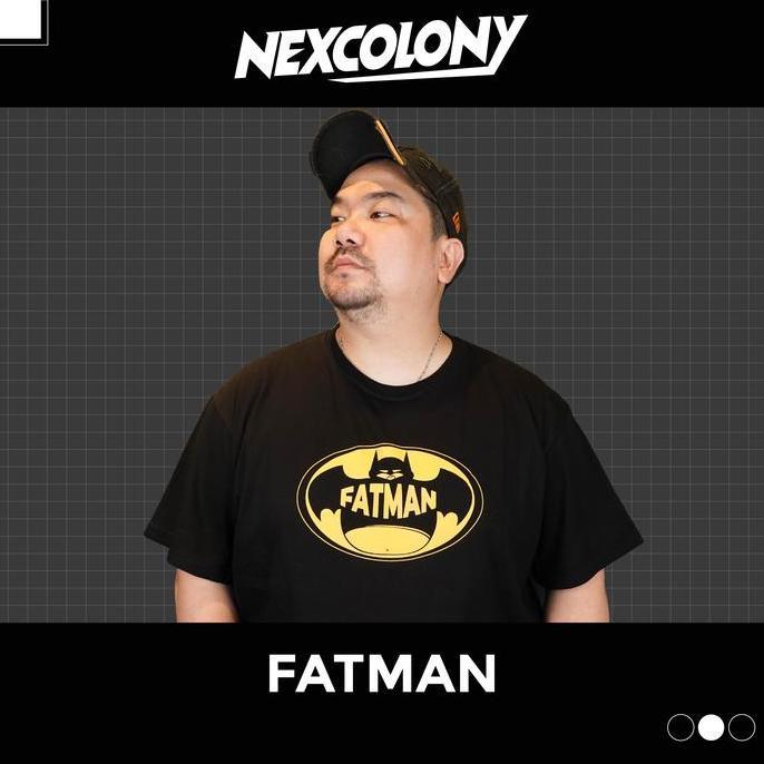 Kaos Hitam Fatman - Nexcolony Official