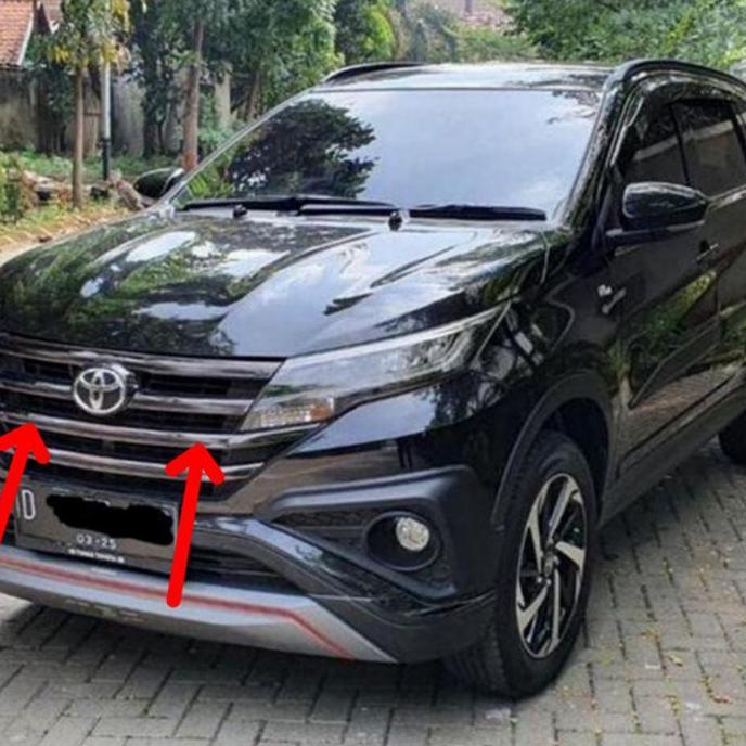 Lis List Grill Grille Bumper Bemper Depan All New Rush Original