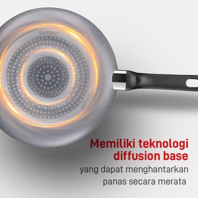 Tefal Cookware Set Wajan 3PCS Series Natura A / Fry Pan Anti Lengket