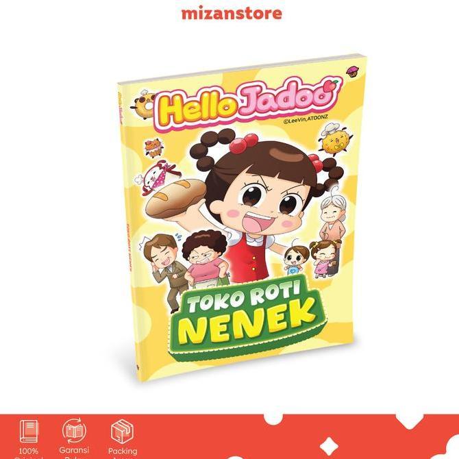 mirnakolehson - muffin graphics - buku komik anak - hello jadoo: toko roti nenek - mizan