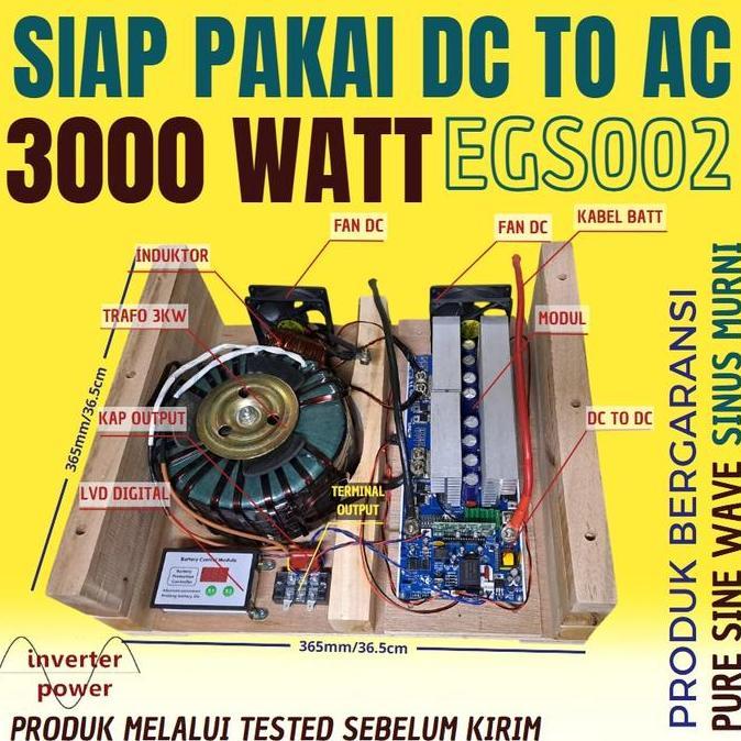 Inverter LF Lengkap Trafo Travo 3000w egs002 psw 3000 w