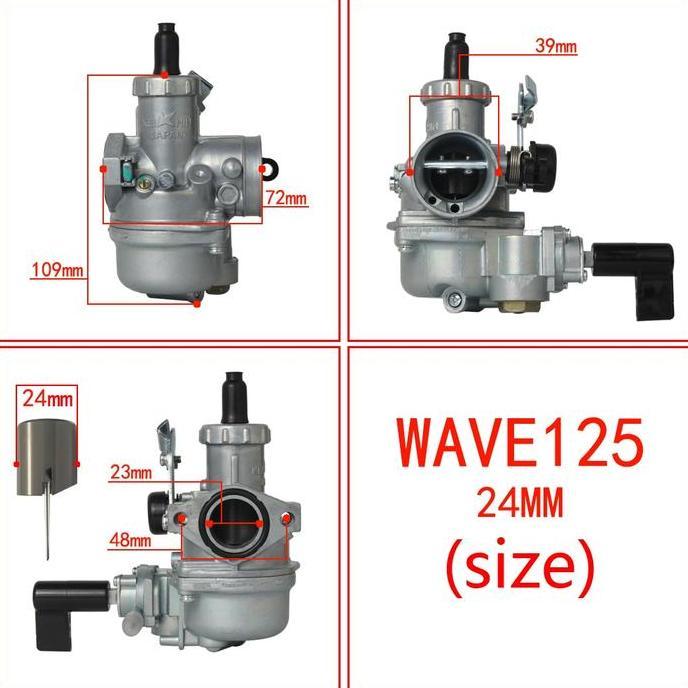 komarijuili - ( bisa cod ) karburator skep upgrade power up big wave 24 mm 24mm 28 mm 28mm supra kar