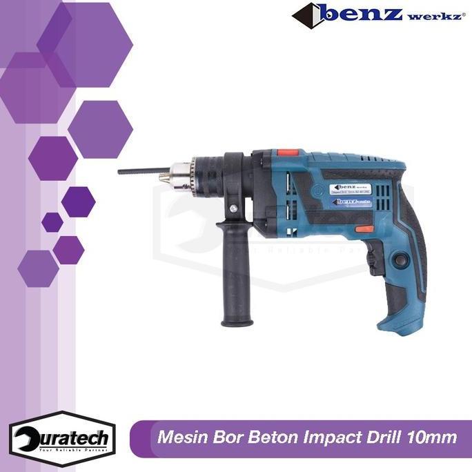 Mesin Bor Beton Impact Drill 10mm / Mesin bor besi impact 10mm Benz BZ-8810RE Mesin Bor Beton Impact