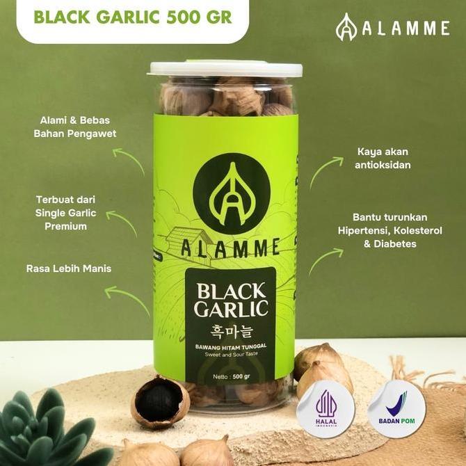 Bawang Hitam Tunggal Black Garlic Alamme 500Gr