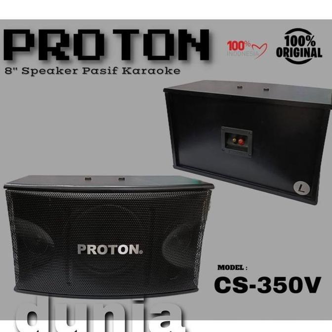 Speaker Karaoke Pasif Proton Cs 350 V Original 8 Inch - Isi 2 Pcs (Se High Quality