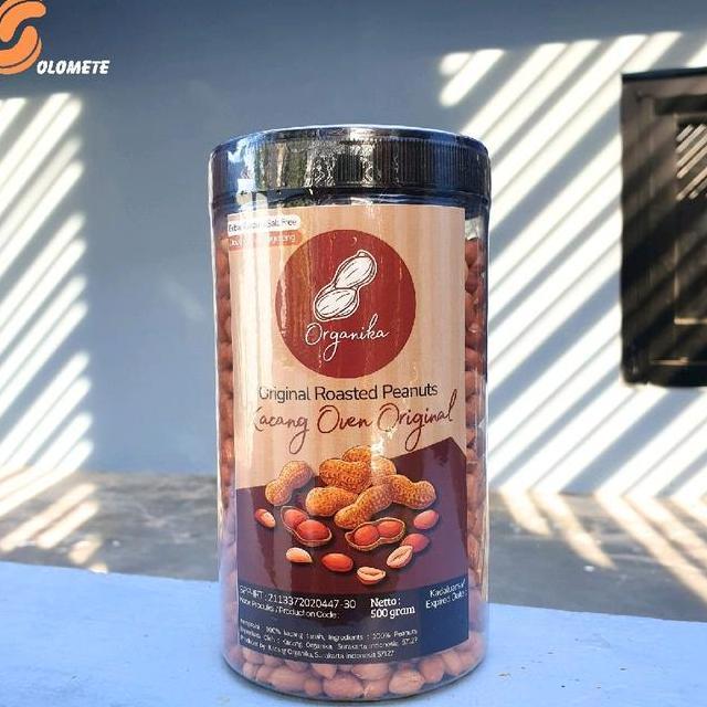 Kacang Tanah Oven Bebas Minyak Dan Garam - Kacang Oven - Kacang Oven Organika Pasti Promo