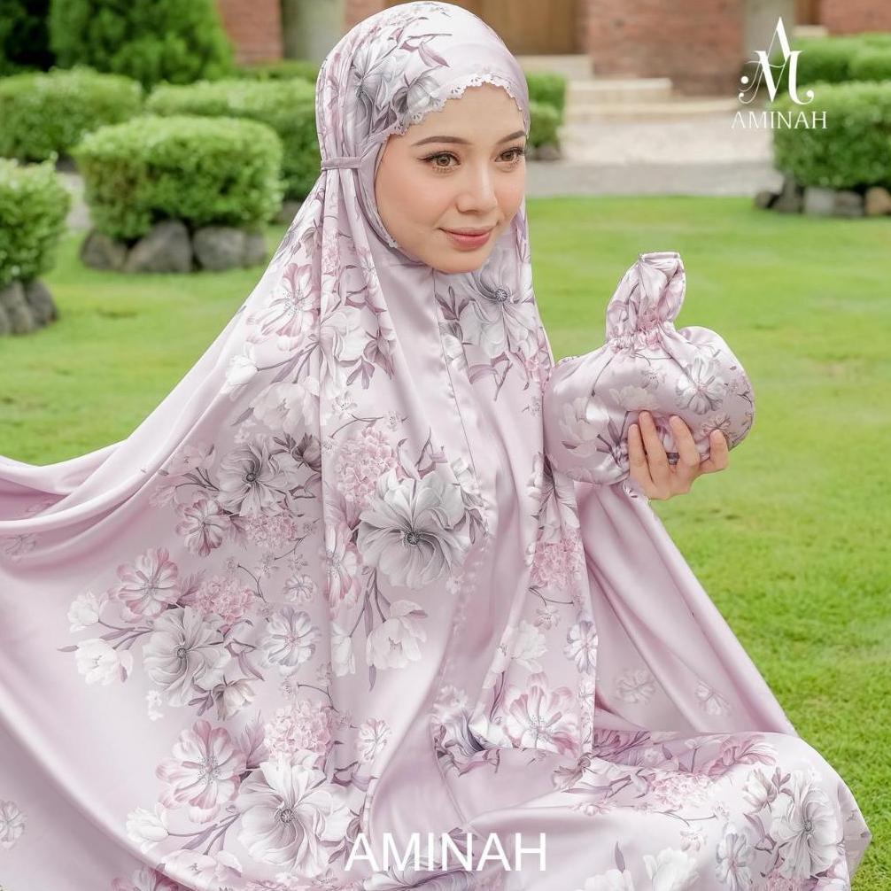 Grosir Aminah Mukena - Mukena Dewasa 2In1 Silk Maysara Armanie