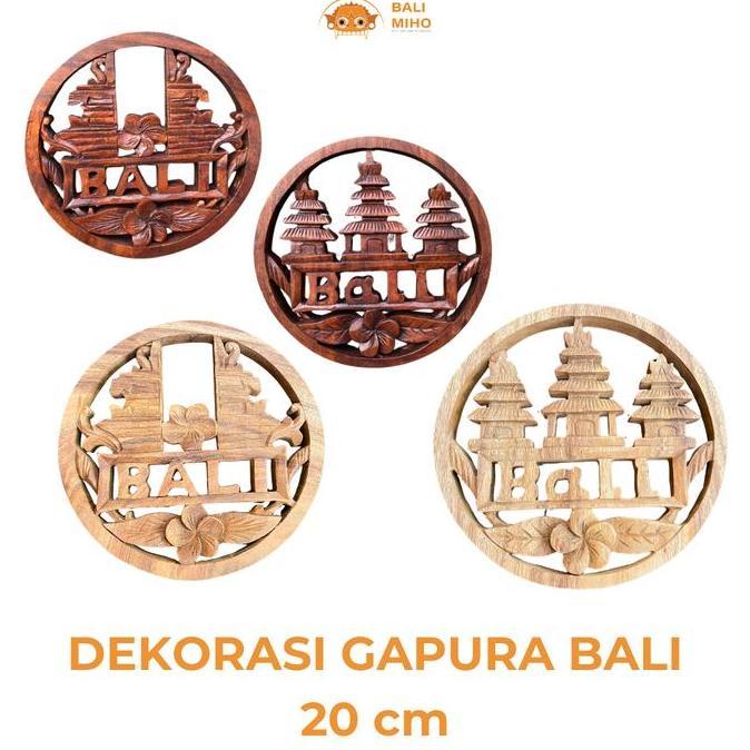 Buruan beli] Dekorasi Dinding Gapura Bali Kayu 20 cm - Wall decoration gapura bali - Pandil Gapura B