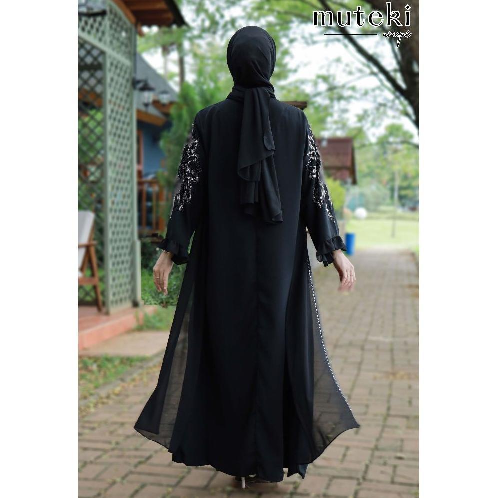 Promo  [Muteki] Nadira Abaya Dress - Abaya Muslimah By Muteki Unique