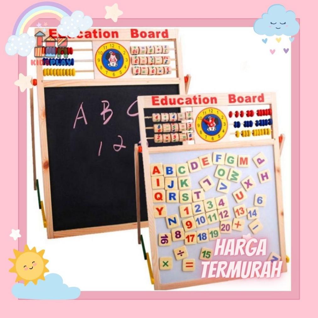 [XZ] Education Board Magnetic Board Mainan Papan Tulis Anak Papan Tulis Anak Magnetic Papan Magnetic