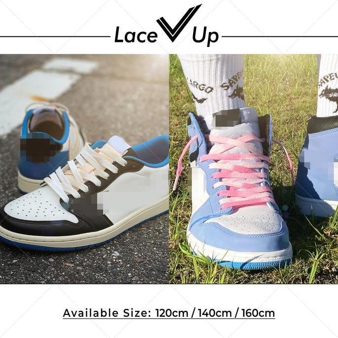 Tali Sepatu Vintage Tie Dye Flat Laces | Tiedye Shoelaces