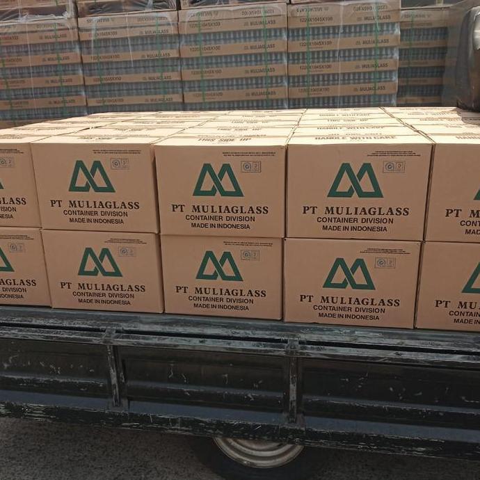 Grosir Jar Kaca /Toples Kaca 250 Ml 1 Dus Tutup Gold